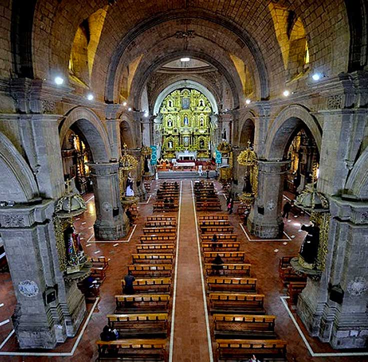 Inside San Francisco Church