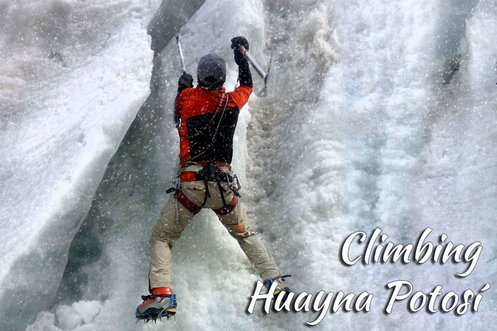 Climbing Huayna Potosi